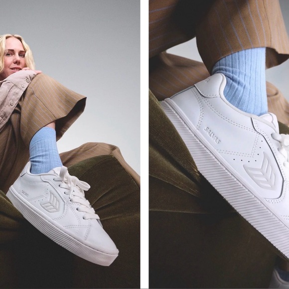 Women’s Cariuma Salvas Leather Sneakers White - Picture 2 of 9